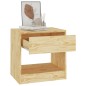 vidaXL Mesitas de noche 2 uds madera maciza de pino 40x31x40 cm vidaXL Mesitas de noche 2 uds madera maciza de pino 40x31x40 cm