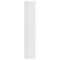vidaXL Estantería madera contrachapada blanco brillante 40x35x180 cm vidaXL Estantería madera contrachapada blanco brillante 40x35x180 cm
