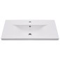 vidaXL Lavabo encastrado de cerámica blanco 81x39,5x18,5 cm