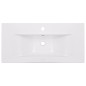 vidaXL Lavabo encastrado de cerámica blanco 81x39,5x18,5 cm