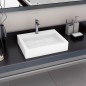 vidaXL Lavabo 60x38x11 cm resina mineral/mármol blanco vidaXL Lavabo 60x38x11 cm resina mineral/mármol blanco