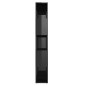 vidaXL Estantería/divisor espacio contrachapada negro 80x24x155 cm vidaXL Estantería/divisor espacio contrachapada negro 80x24x155 cm