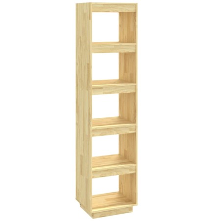 vidaXL Estantería/divisor de espacios madera maciza pino 40x35x167 cm