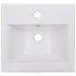 vidaXL Lavabo encastrado de cerámica blanco 42x39x18 cm vidaXL Lavabo encastrado de cerámica blanco 42x39x18 cm