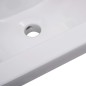 vidaXL Lavabo encastrado de cerámica blanco 42x39x18 cm vidaXL Lavabo encastrado de cerámica blanco 42x39x18 cm
