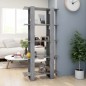 vidaXL Estantería/divisor madera ingeniería gris hormigón 80x30x160 cm vidaXL Estantería/divisor madera ingeniería gris hormigón 80x30x160 cm