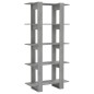 vidaXL Estantería/divisor madera ingeniería gris hormigón 80x30x160 cm vidaXL Estantería/divisor madera ingeniería gris hormigón 80x30x160 cm