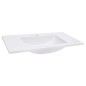 vidaXL Lavabo empotrado SMC blanco 900x460x130 mm