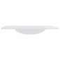 vidaXL Lavabo empotrado SMC blanco 900x460x130 mm