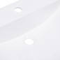 vidaXL Lavabo empotrado SMC blanco 900x460x130 mm