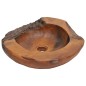 vidaXL Lavabo de teca maciza 45 cm