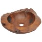 vidaXL Lavabo de teca maciza 45 cm