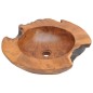 vidaXL Lavabo de teca maciza 45 cm