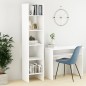 vidaXL Estantería librería madera contrachapada blanco 40x35x180 cm vidaXL Estantería librería madera contrachapada blanco 40x35x180 cm