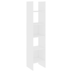 vidaXL Estantería librería madera contrachapada blanco 40x35x180 cm