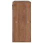 vidaXL Estantería de madera de ingeniería marrón roble 60x27,5x59,5cm vidaXL Estantería de madera de ingeniería marrón roble 60x27,5x59,5cm