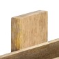 vidaXL Revistero de pared madera maciza de mango 30x11x72 cm