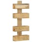 vidaXL Revistero de pared madera maciza de mango 30x11x72 cm