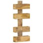 vidaXL Revistero de pared madera maciza de mango 30x11x72 cm
