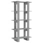 vidaXL Estantería madera contrachapada gris Sonoma 80x30x160 cm vidaXL Estantería madera contrachapada gris Sonoma 80x30x160 cm