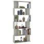 vidaXL Estantería madera contrachapada gris hormigón 80x24x192cm