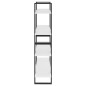 vidaXL Estantería 4 niveles madera contrachapada blanco 100x30x140 cm