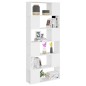 vidaXL Librería separador madera contrachapada blanco 80x24x186 cm vidaXL Librería separador madera contrachapada blanco 80x24x186 cm