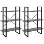 vidaXL Armario alto madera contrachapada gris 80x30x210 cm vidaXL Armario alto madera contrachapada gris 80x30x210 cm