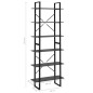 vidaXL Armario alto madera contrachapada gris 80x30x210 cm vidaXL Armario alto madera contrachapada gris 80x30x210 cm