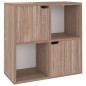 vidaXL Estantería madera de ingeniería gris sonoma roble 60x27,5x88 cm vidaXL Estantería madera de ingeniería gris sonoma roble 60x27,5x88 cm