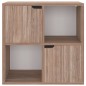 vidaXL Estantería madera de ingeniería gris sonoma roble 60x27,5x88 cm vidaXL Estantería madera de ingeniería gris sonoma roble 60x27,5x88 cm