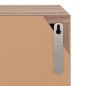 vidaXL Estantería madera de ingeniería gris sonoma roble 60x27,5x88 cm vidaXL Estantería madera de ingeniería gris sonoma roble 60x27,5x88 cm