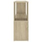 vidaXL Librería de madera contrachapada roble Sonoma 100x24x63 cm vidaXL Librería de madera contrachapada roble Sonoma 100x24x63 cm