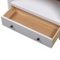 vidaXL Librería de madera maciza pino estilo Panamá blanco 80x35x110 cm vidaXL Librería de madera maciza pino estilo Panamá blanco 80x35x110 cm