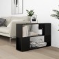 vidaXL Librería de madera contrachapada negro 100x24x63 cm vidaXL Librería de madera contrachapada negro 100x24x63 cm