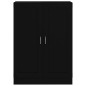 vidaXL Armario de libros madera contrachapada negro 82,5x30,5x115 cm vidaXL Armario de libros madera contrachapada negro 82,5x30,5x115 cm