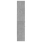 vidaXL Estantería de madera contrachapada gris hormigón 40x35x180 cm vidaXL Estantería de madera contrachapada gris hormigón 40x35x180 cm