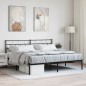 vidaXL Estructura de cama con cabecero metal negro 183x213 cm vidaXL Estructura de cama con cabecero metal negro 183x213 cm