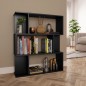 vidaXL Estantería/divisor madera contrachapada negro 80x24x96 cm vidaXL Estantería/divisor madera contrachapada negro 80x24x96 cm