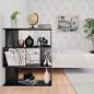 vidaXL Estantería/divisor madera contrachapada negro 80x24x96 cm vidaXL Estantería/divisor madera contrachapada negro 80x24x96 cm
