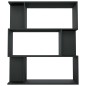 vidaXL Estantería/divisor madera contrachapada negro 80x24x96 cm vidaXL Estantería/divisor madera contrachapada negro 80x24x96 cm