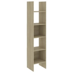 vidaXL Estantería madera contrachapada color roble Sonoma 40x35x180 cm