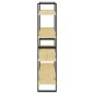 vidaXL Estantería de 4 niveles madera maciza de pino 100x30x140 cm