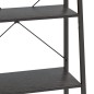 vidaXL Estantería de pie 5 baldas negra 56x35x174 cm vidaXL Estantería de pie 5 baldas negra 56x35x174 cm