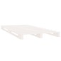 vidaXL Estructura de cama madera maciza pino blanco 75x190 cm vidaXL Estructura de cama madera maciza pino blanco 75x190 cm