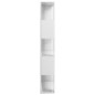 vidaXL Estantería/divisor de espacios blanco brillante 80x24x159 cm