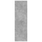 vidaXL Estantería/Aparador madera ingeniería gris hormigón 66x30x98 cm