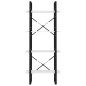 vidaXL Estantería 4 niveles madera contrachapada blanco 60x30x140 cm vidaXL Estantería 4 niveles madera contrachapada blanco 60x30x140 cm
