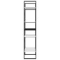 vidaXL Estantería 4 niveles madera contrachapada blanco 60x30x140 cm vidaXL Estantería 4 niveles madera contrachapada blanco 60x30x140 cm