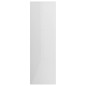 vidaXL Estantería madera contrachapada blanco brillante 98x30x98 cm vidaXL Estantería madera contrachapada blanco brillante 98x30x98 cm